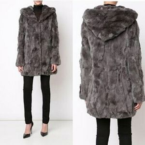 Hooded Fur Coat!